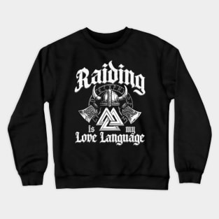 Funny Viking Norse Mythology Funny History Teacher Crewneck Sweatshirt